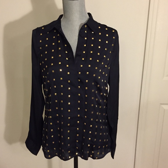 MICHAEL KORS - Button Down Shirt w/studs (M) ~ NWT - Picture 6 of 7
